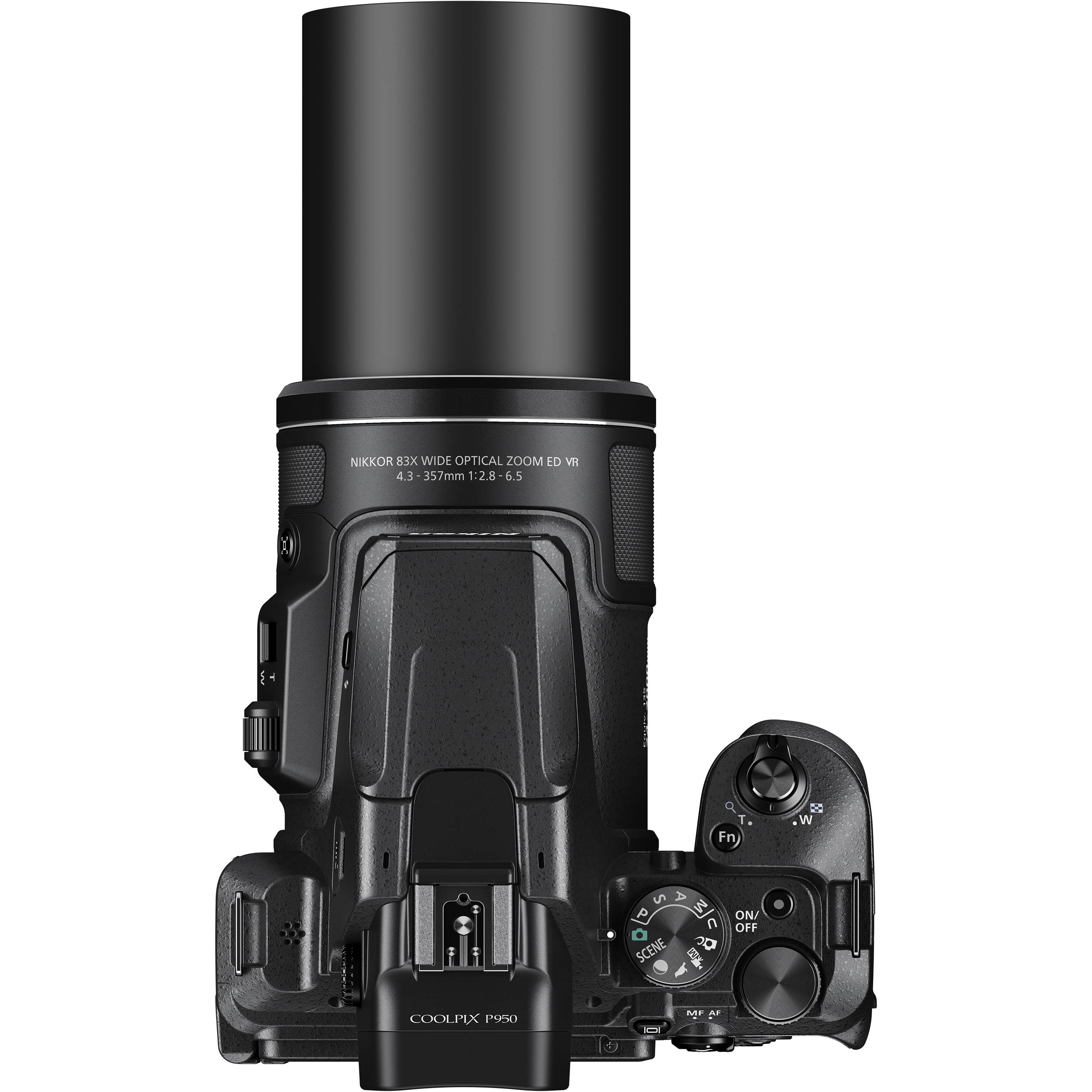 Nikon COOLPIX P950 with super-telephoto zoom lens.