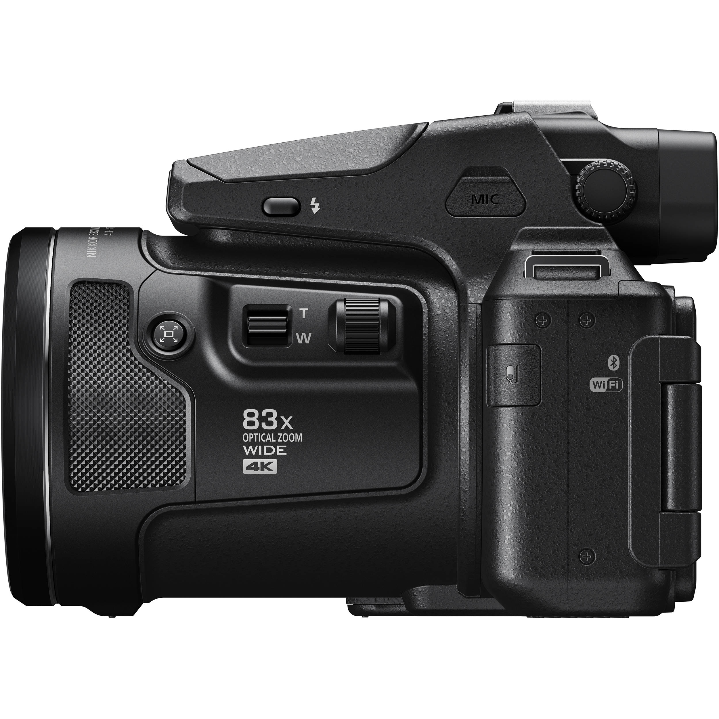 Nikon COOLPIX P950 with super-telephoto zoom lens.
