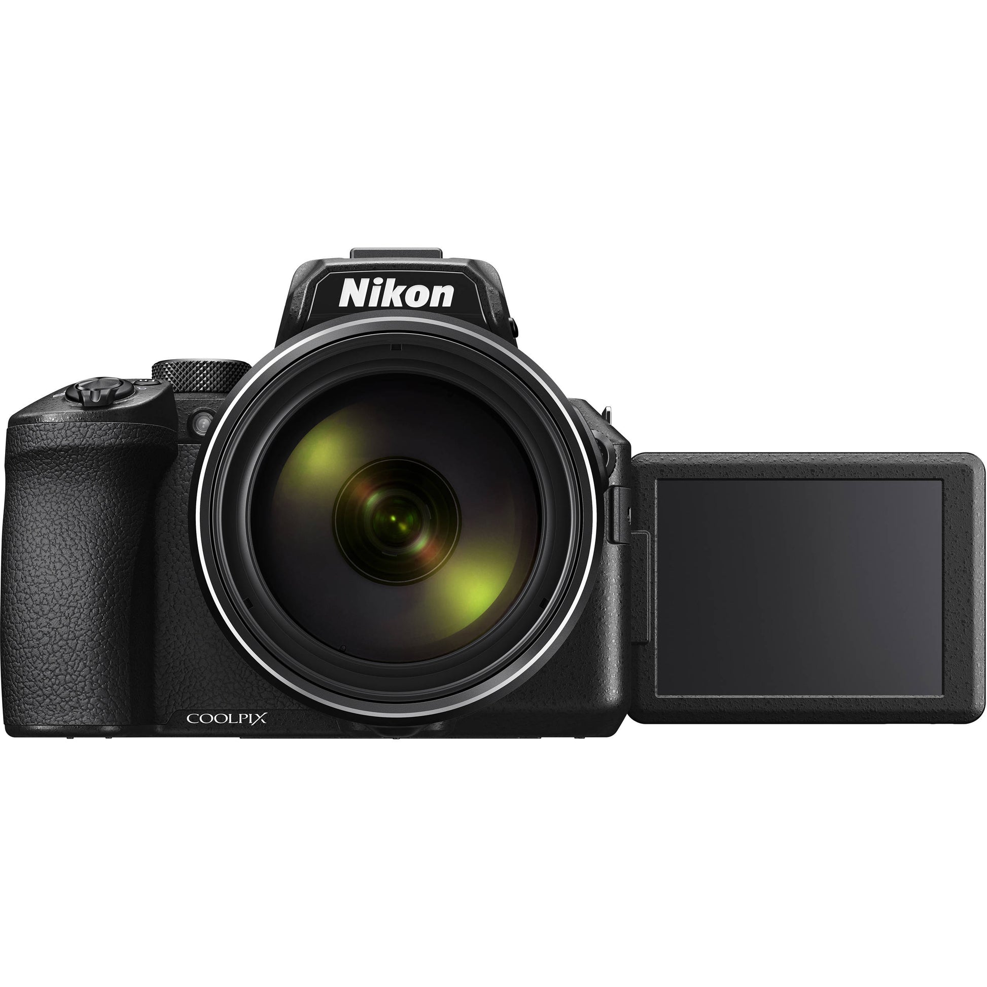 Nikon COOLPIX P950 with super-telephoto zoom lens.