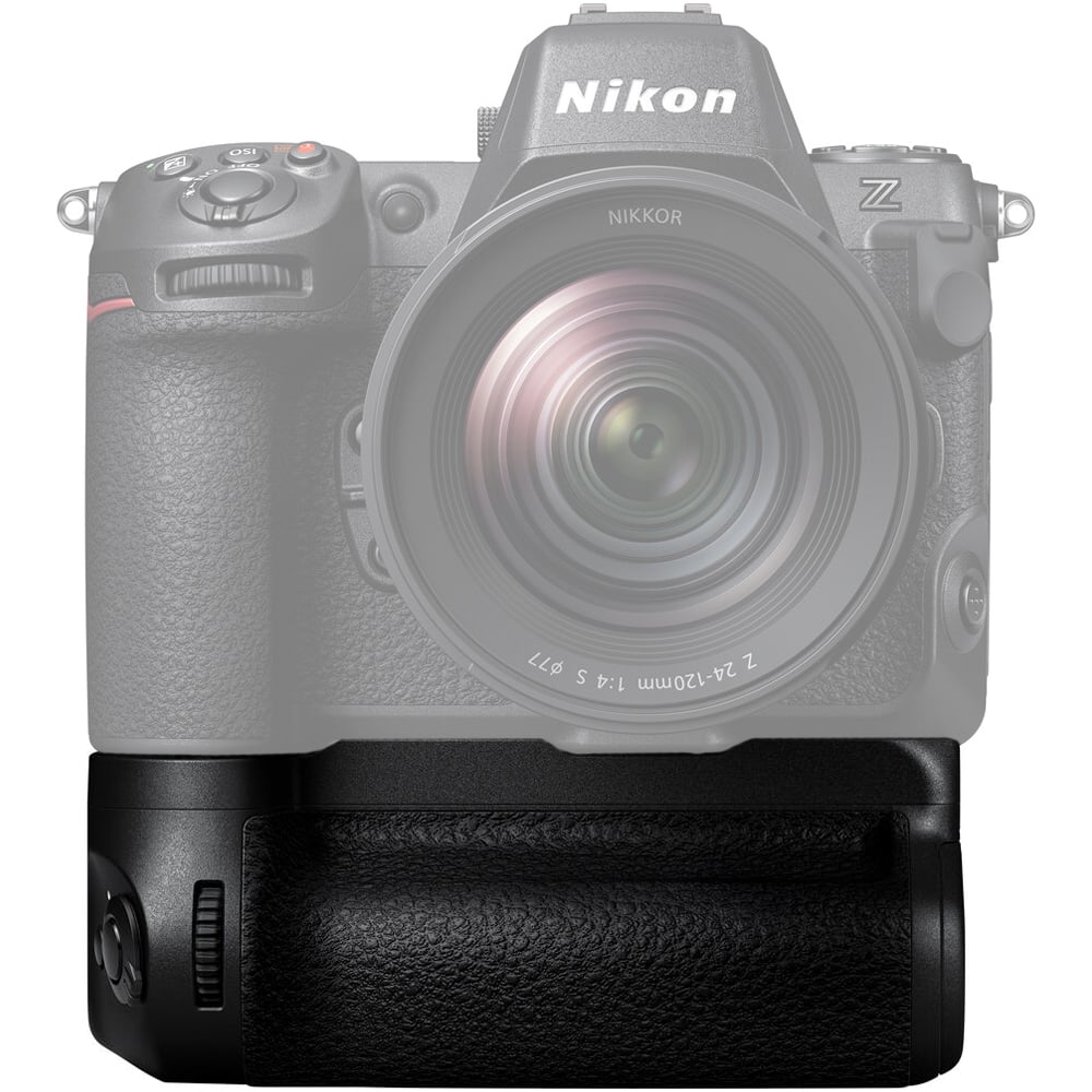 Nikon MB-N12 Power Battery Grip – vertical grip for Nikon Z8 offering extended battery life, improved handling, and additional controls for portrait orientation shooting.