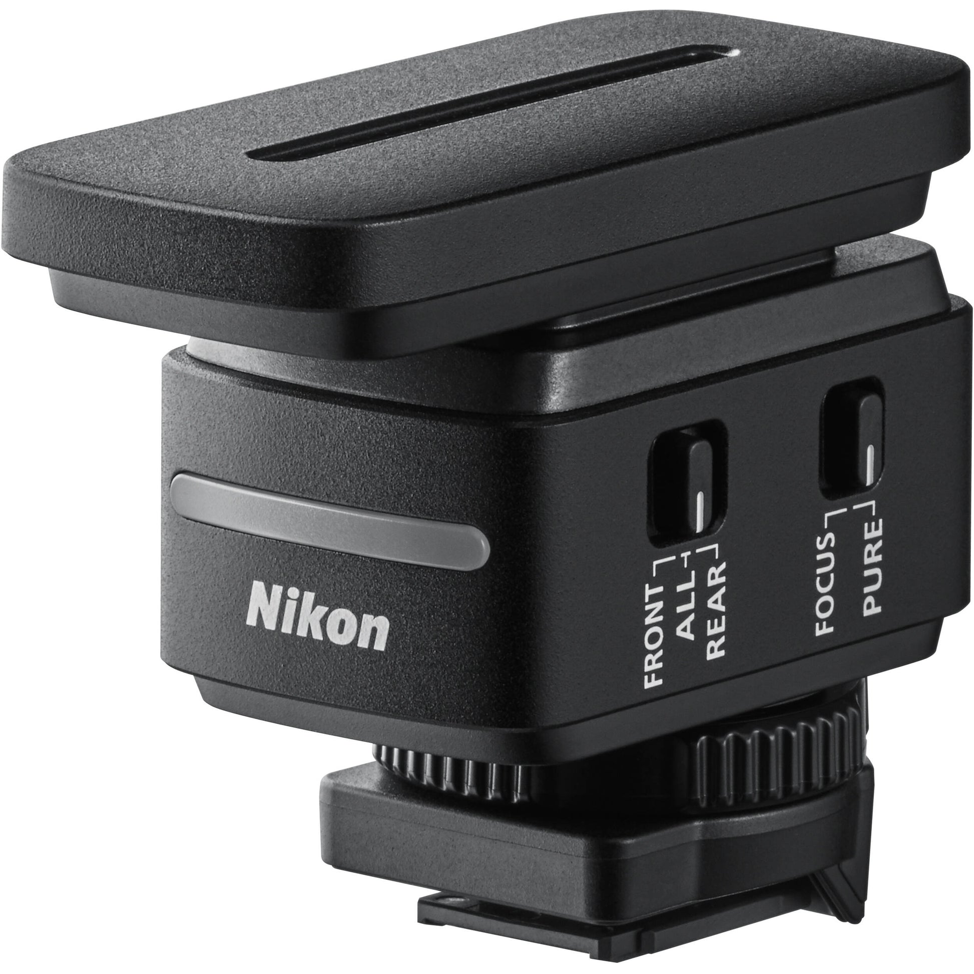 ME-D10 Shotgun Microphone on ZR with 32-bit float audio and built-in shock mount.
