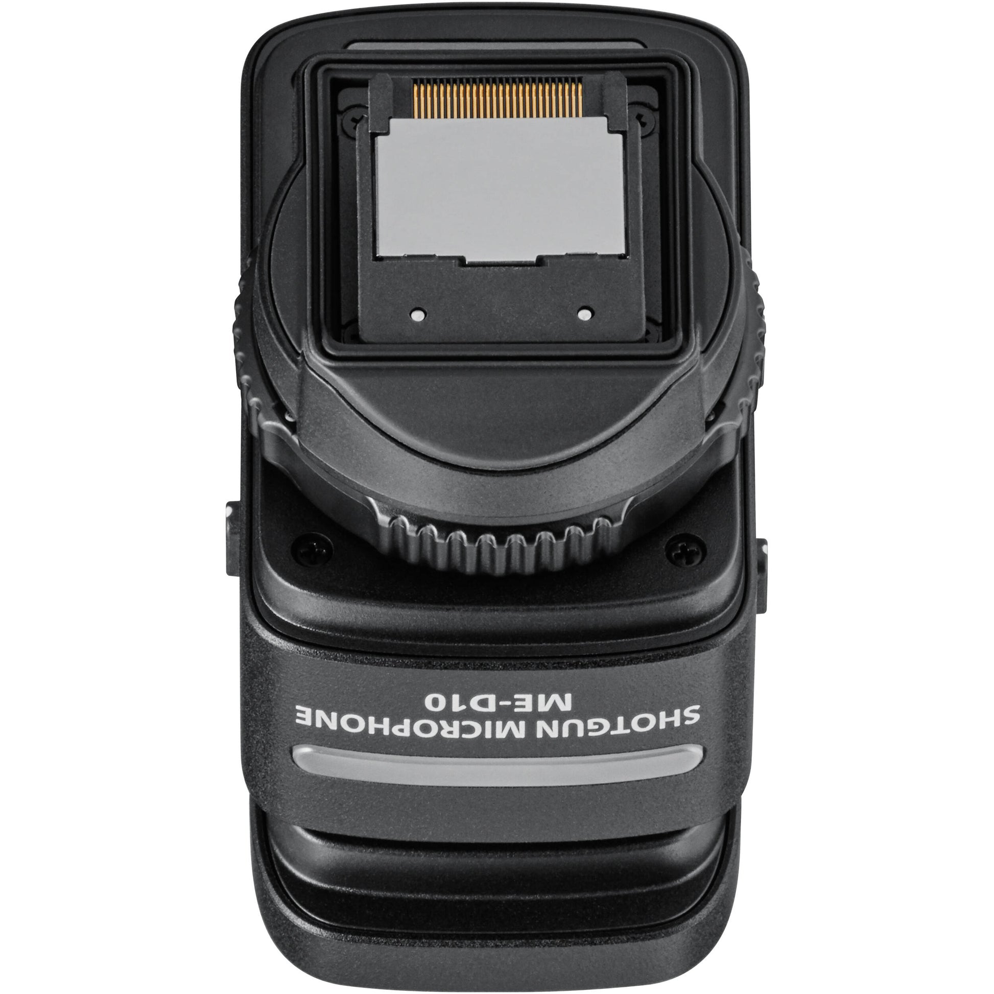 ME-D10 Shotgun Microphone on ZR with 32-bit float audio and built-in shock mount.
