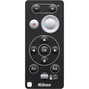 Nikon ML-L7 Bluetooth remote control for Nikon P1000, enables wireless shutter release, zoom, and video recording functions.