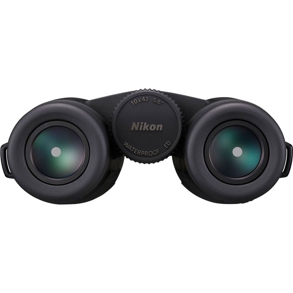 Nikon Monarch M5 Binoculars with ED glass and eco-friendly optics, offering wide field of view, high-resolution imagery, and water- and fog-proof design.