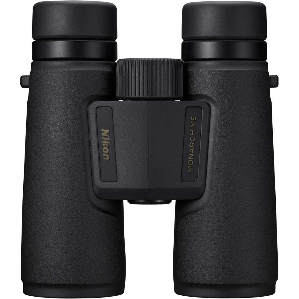 Nikon Monarch M5 Binoculars featuring a sleek new design, extra-low dispersion glass, and rugged waterproof construction for immersive outdoor viewing.