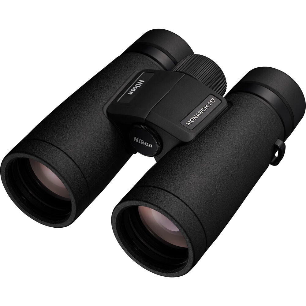 Nikon Monarch M7 10x42 Binoculars with wide view, ED glass, and sharp, clear optics for nature and wildlife viewing.