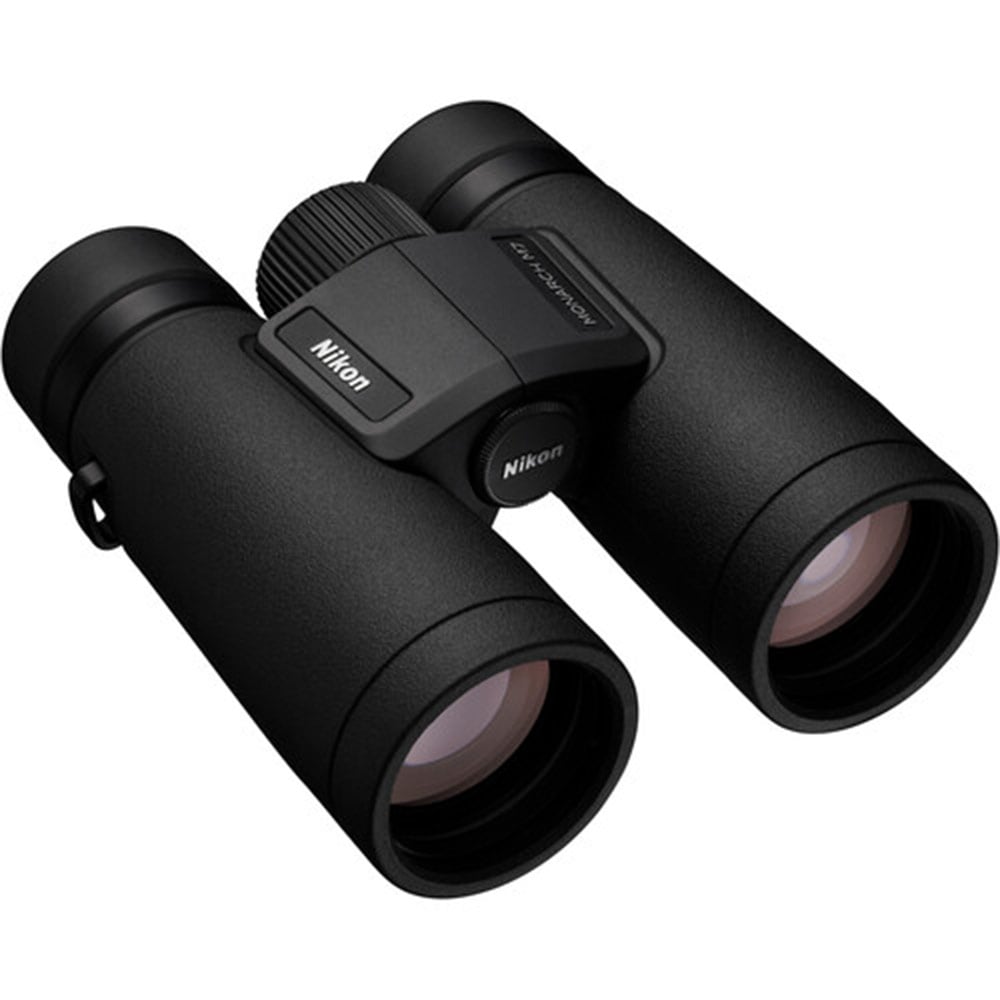 Nikon Monarch M7 10x42 Binoculars with wide view, ED glass, and sharp, clear optics for nature and wildlife viewing.