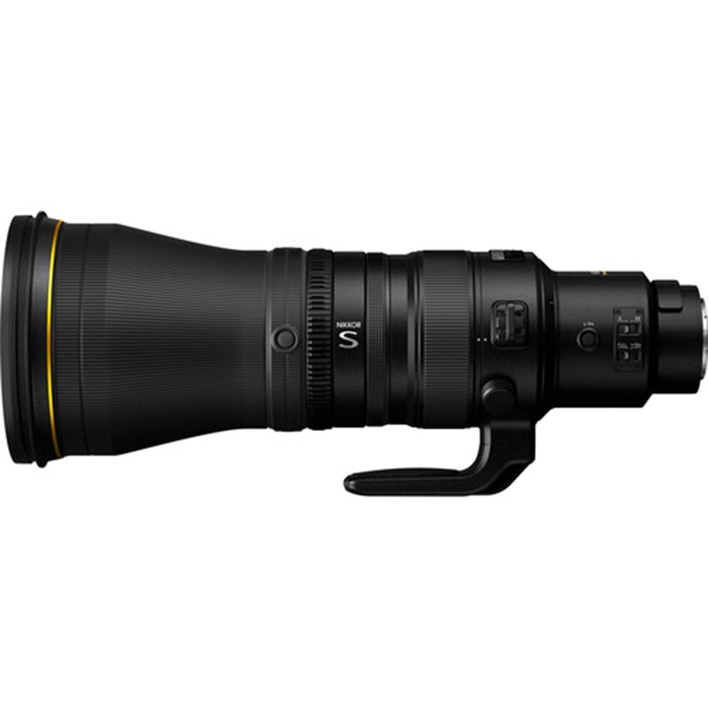 Nikon Z 600mm f/4 TC VR S lens. Super-telephoto with 1.4x teleconverter, VR stabilisation, and S-Line optics for wildlife and sports photography.