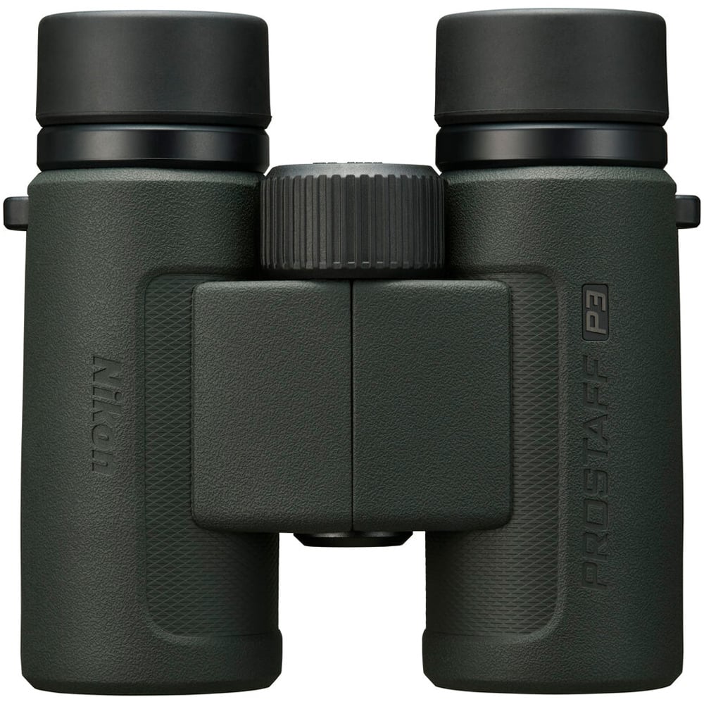 Nikon PROSTAFF P3 8x30 compact binoculars with multicoated optics and fog-proof design.