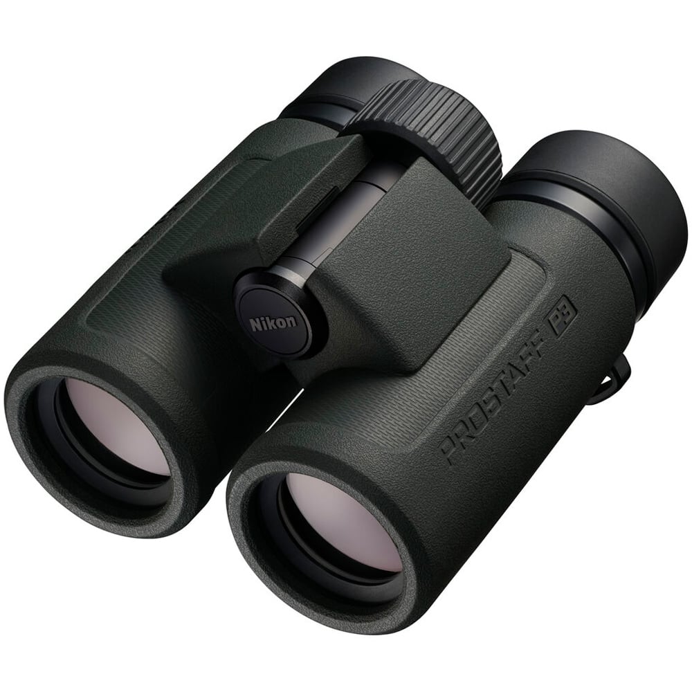 Nikon PROSTAFF P3 8x30 compact binoculars with multicoated optics and fog-proof design.