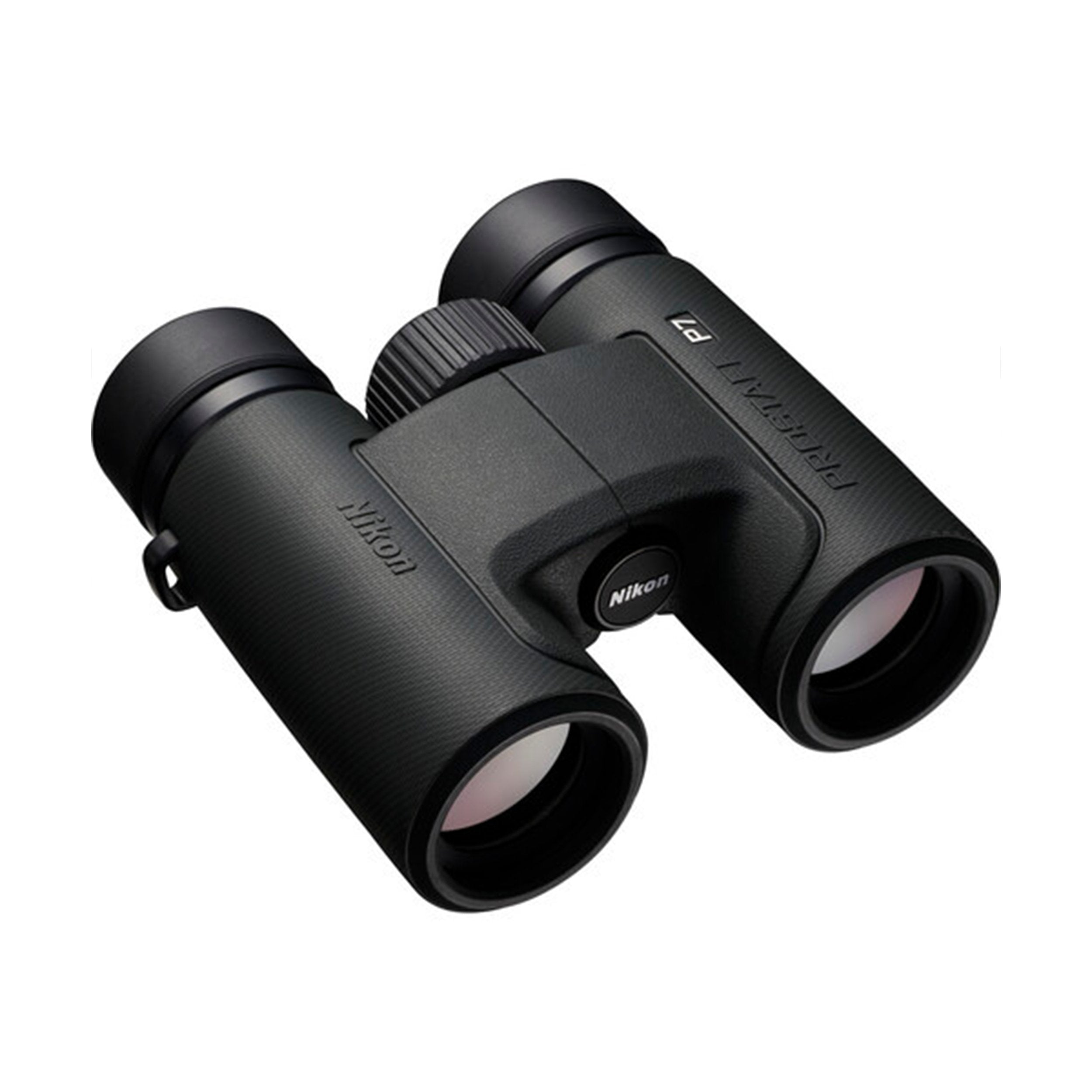 Nikon Prostaff P7 10x binoculars with bright views, 105m field of view, and waterproof, rugged design for outdoor use.