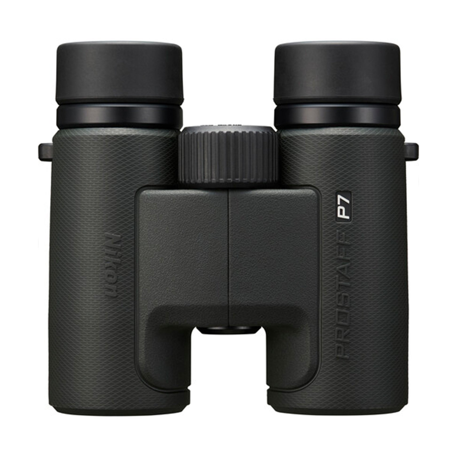 Nikon Prostaff P7 10x binoculars with bright views, 105m field of view, and waterproof, rugged design for outdoor use.