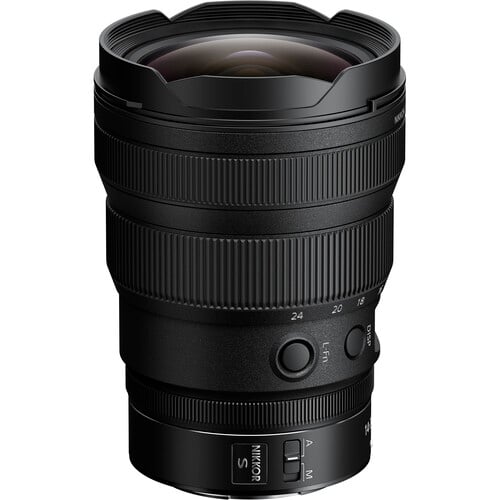 Nikon Z 14-24mm f/2.8 S ultra-wide-angle zoom lens – professional-grade optics with fast aperture, ideal for landscapes and architecture.