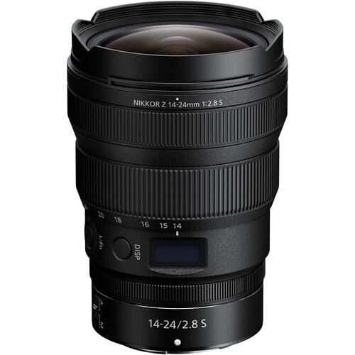 Nikon Z 14-24mm f/2.8 S ultra-wide-angle zoom lens – professional-grade optics with fast aperture, ideal for landscapes and architecture.