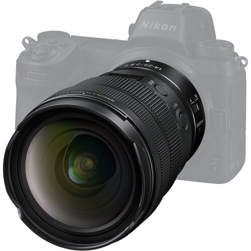 Nikon Z 14-24mm f/2.8 S ultra-wide-angle zoom lens – professional-grade optics with fast aperture, ideal for landscapes and architecture.