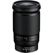 Nikon Z 28-400mm camera lens on a white background