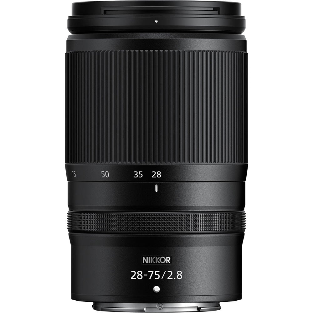 Nikon Z 28-75mm f/2.8 lens. Lightweight, fast-aperture standard zoom for Z-mount full-frame mirrorless cameras, ideal for portraits, travel, and video.