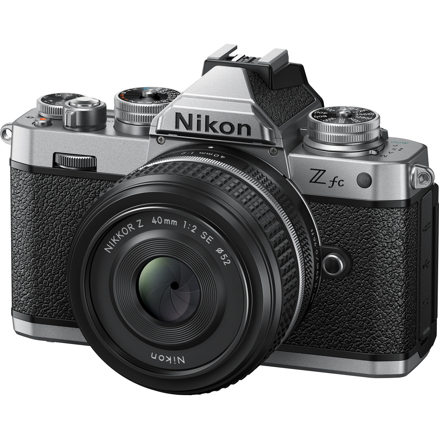 Nikon Z 40mm f/2 Special Edition lens featuring classic retro styling, bright aperture, and sharp image quality for Z-mount cameras.