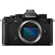 Nikon Z f Mirrorless Camera (Black) – retro-styled full-frame camera with modern Z-mount technology, 24.5MP sensor, and in-body image stabilization for photo and video.
