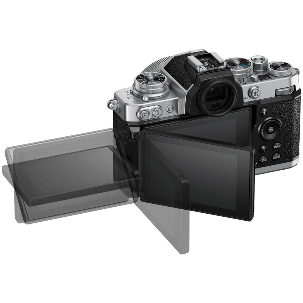 Nikon Z FC mirrorless digital camera body with 20.9MP APS-C sensor, retro design, Nikon Z mount, and 4K video capability.