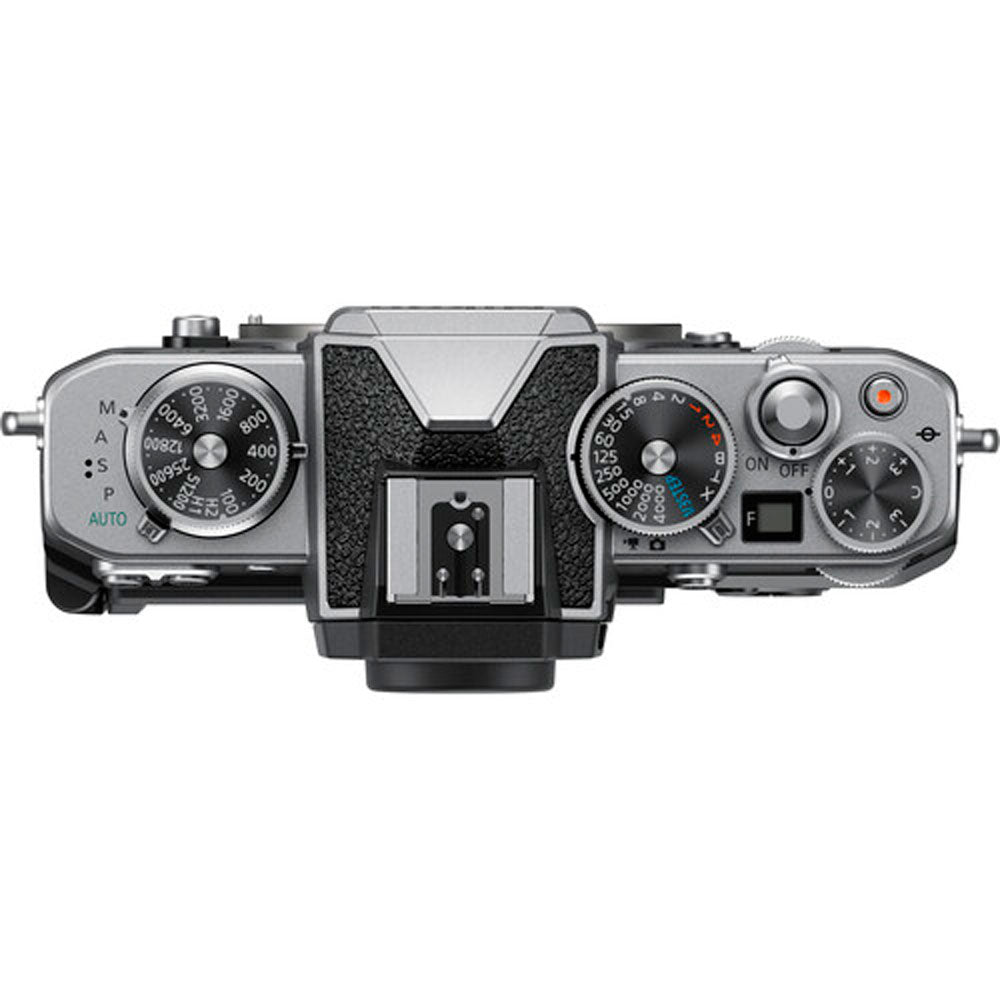 Nikon Z FC mirrorless digital camera body with 20.9MP APS-C sensor, retro design, Nikon Z mount, and 4K video capability.
