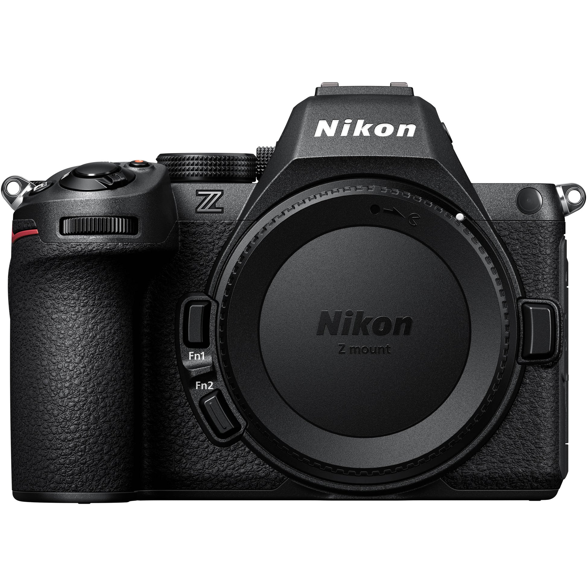 Nikon Z5 II full-frame mirrorless camera with 24.5MP BSI CMOS sensor, EXPEED 7 processor, AI autofocus, 5-axis stabilization, and 4K 60p video.