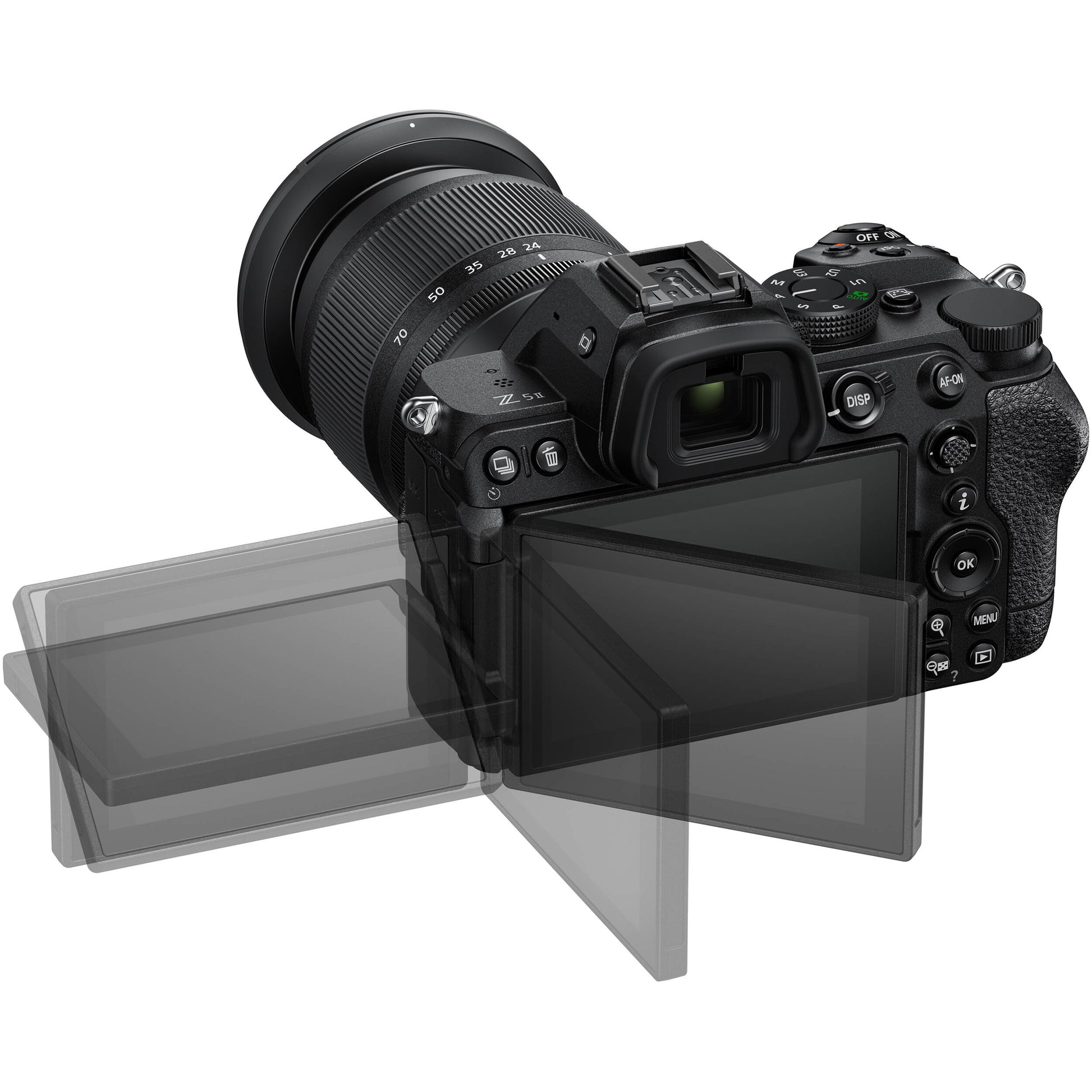 Nikon Z5 II full-frame mirrorless camera with versatile 24-200mm f/4-6.3 VR zoom lens, 24.5MP sensor, EXPEED 7 processor, and 4K UHD video.
