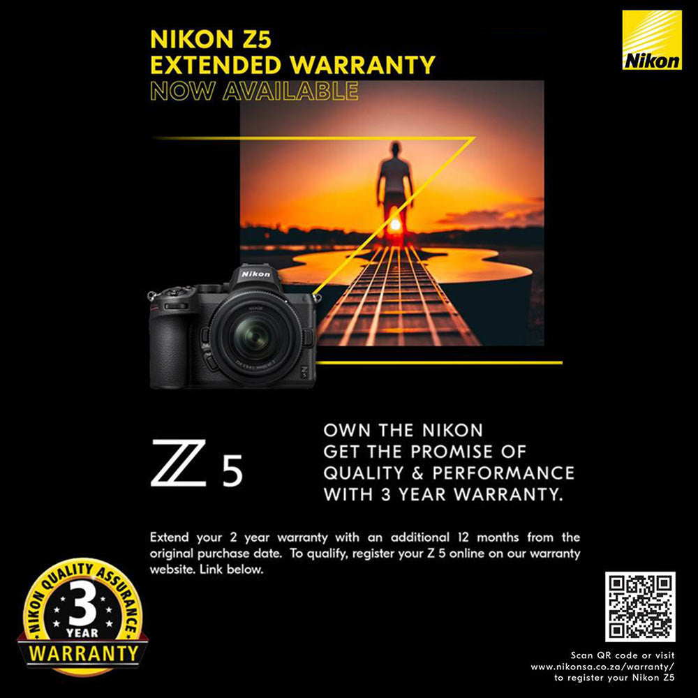 Nikon Z5 full-frame mirrorless camera with 24.3MP CMOS sensor, EXPEED 6 processor, paired with compact 24-50mm f/4-6.3 Z lens, featuring 4K UHD video.