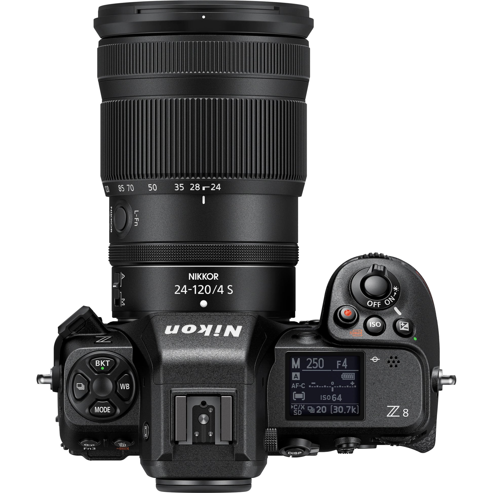 Nikon Z8 mirrorless camera, compact and powerful.