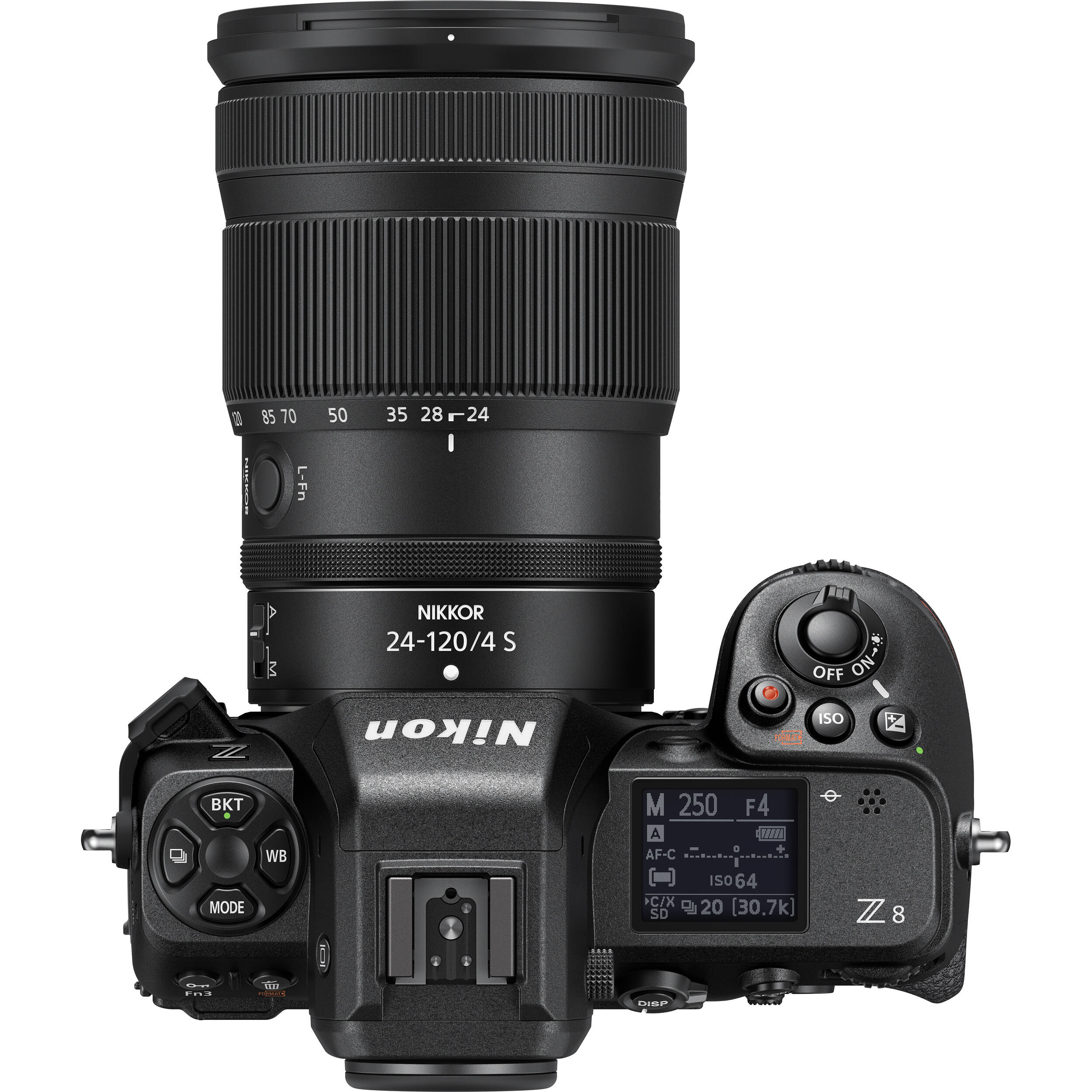 Nikon Z8 mirrorless camera, compact and powerful.