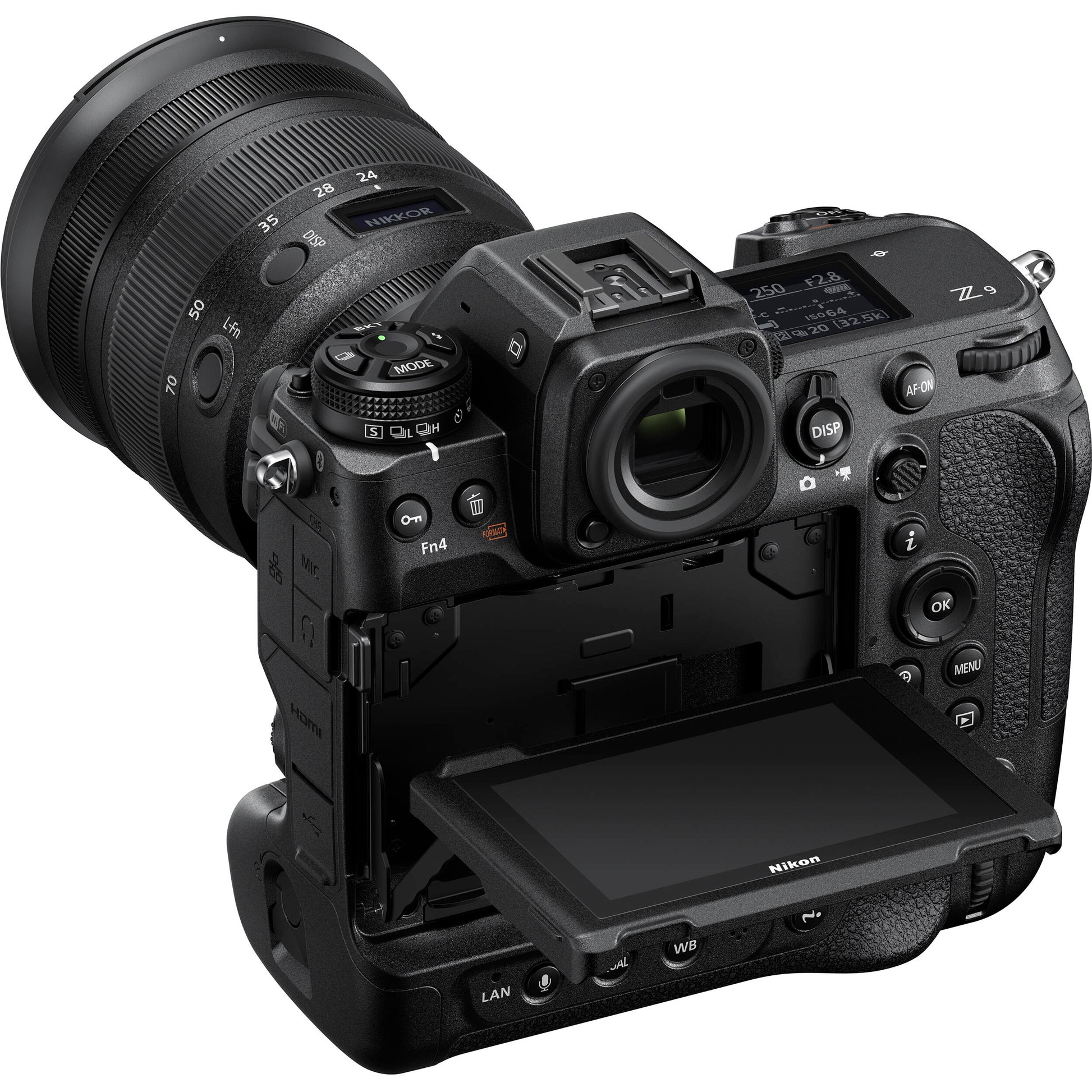 Nikon Z9 Mirrorless Camera – flagship full-frame camera with 45.7MP sensor, 8K video, and pro-grade build for high-speed, high-resolution photography.