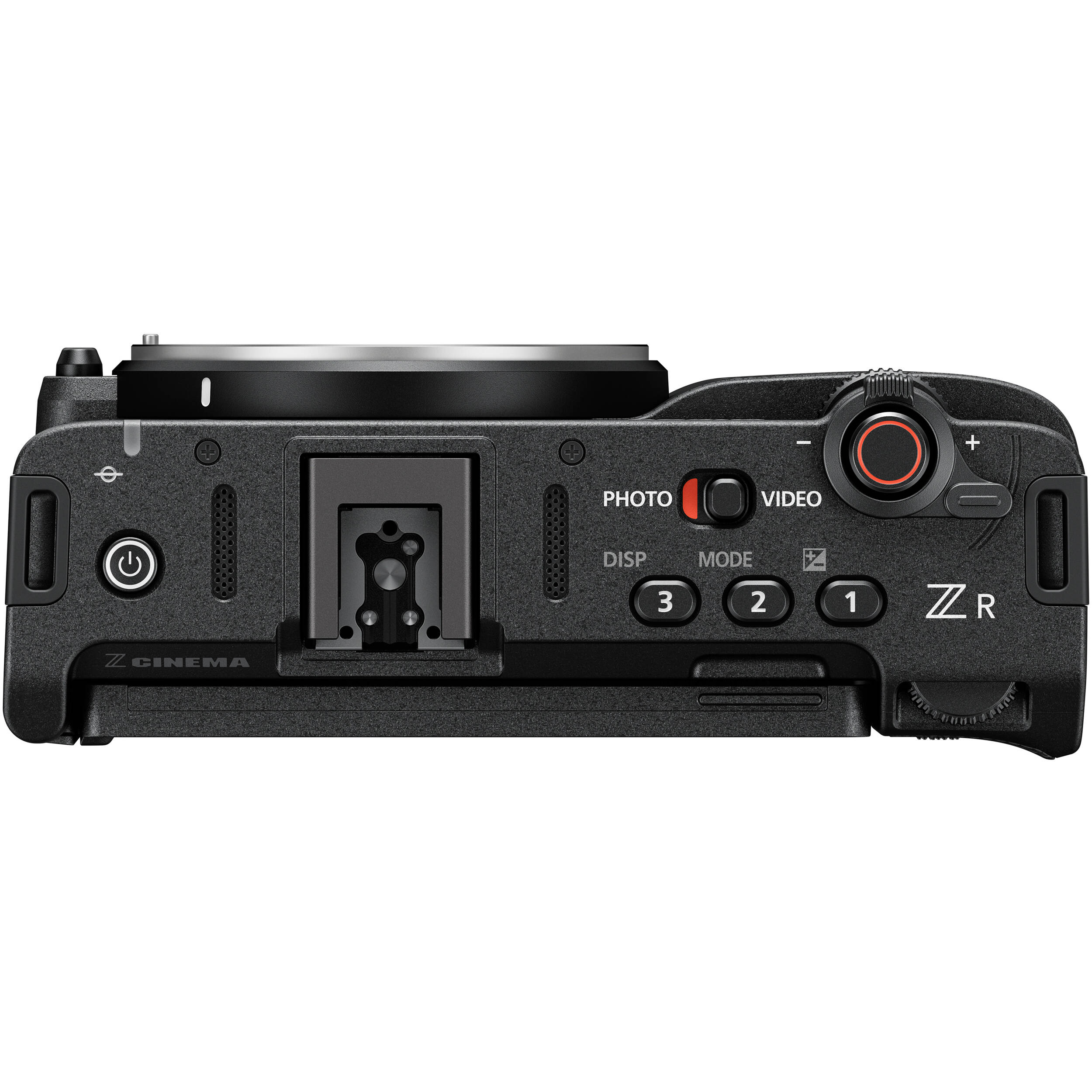 Nikon ZR 6K full-frame cinema camera with REDCODE RAW, 32-bit audio, stabilisation, and Z-mount lens support.