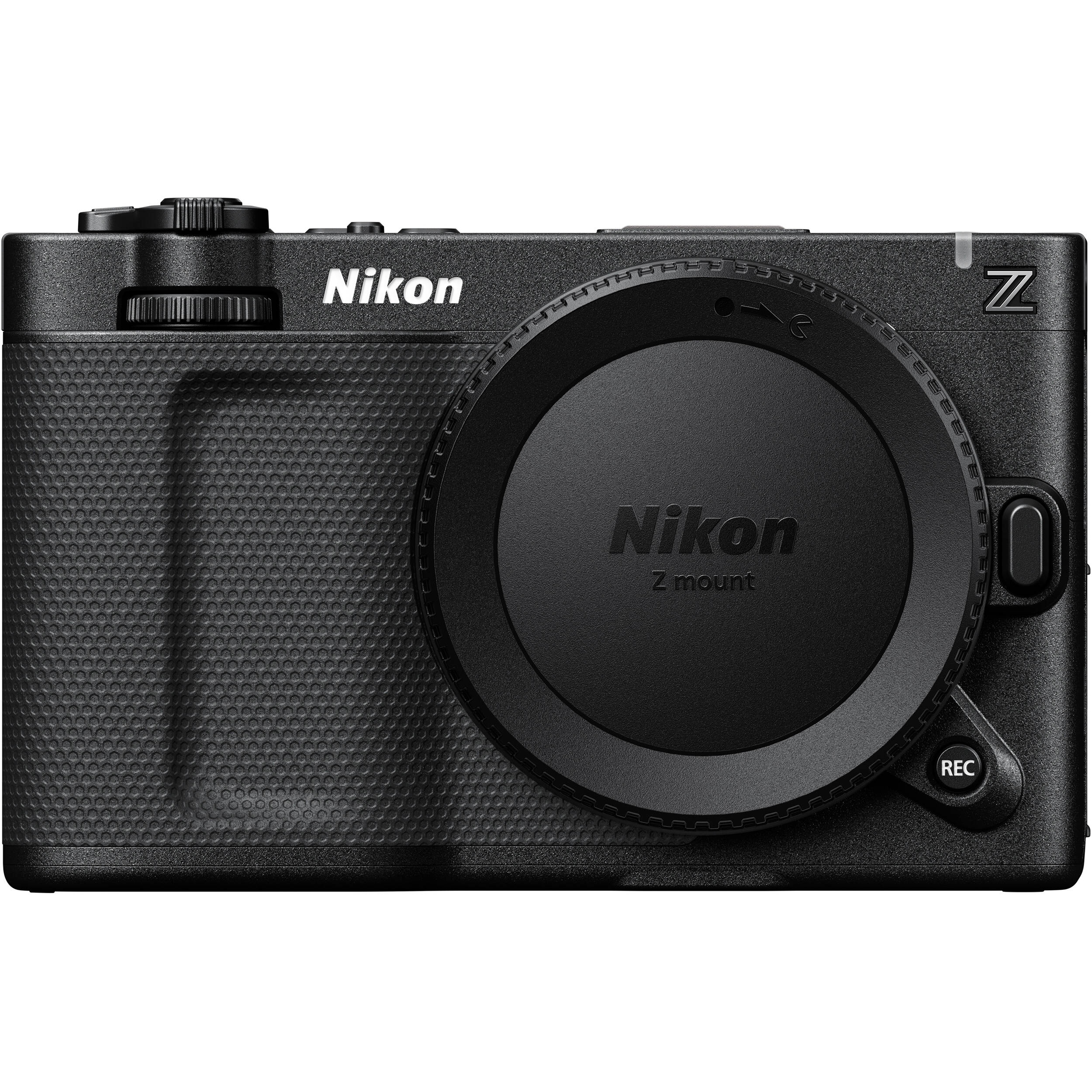 Nikon ZR 6K full-frame cinema camera with REDCODE RAW, 32-bit audio, stabilisation, and Z-mount lens support.