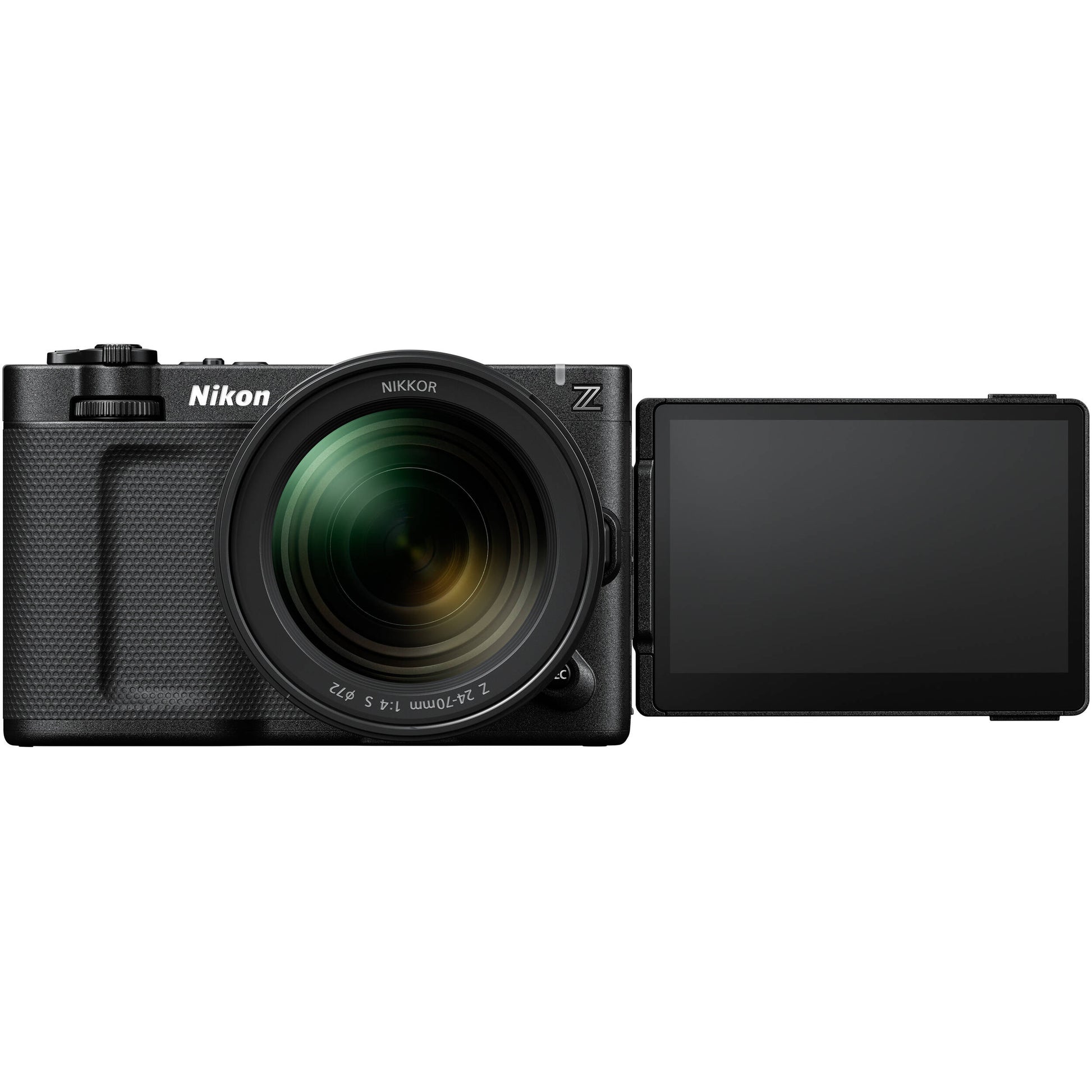 Nikon ZR 6K full-frame cinema camera with REDCODE RAW, 32-bit audio, stabilisation, and Z-mount lens support.