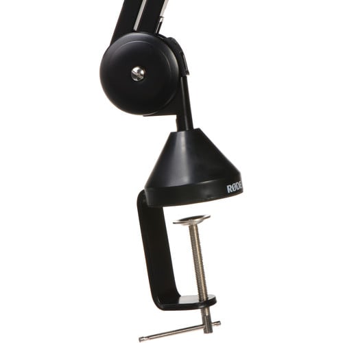 RODE PSA1 Studio Boom Arm for microphones, ideal for podcasting, broadcasting, and streaming setups.