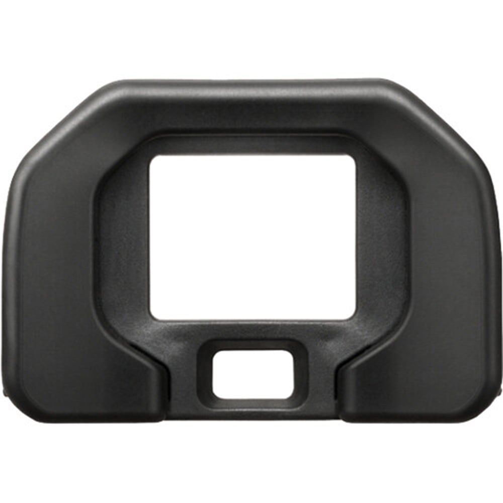 Olympus EP-18 soft rubber eyecup for OM-1 camera, ergonomic design, blocks external light for improved viewfinder visibility.