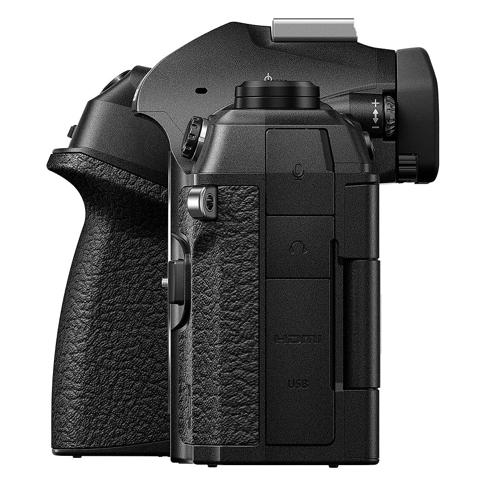 OM System OM-1 Mark II mirrorless camera with 20MP stacked BSI Live MOS sensor, TruePic X processor, 5-axis IBIS with 8.5 EV stops, 50 fps continuous shooting, 4K 60p video, and advanced AI autofocus.