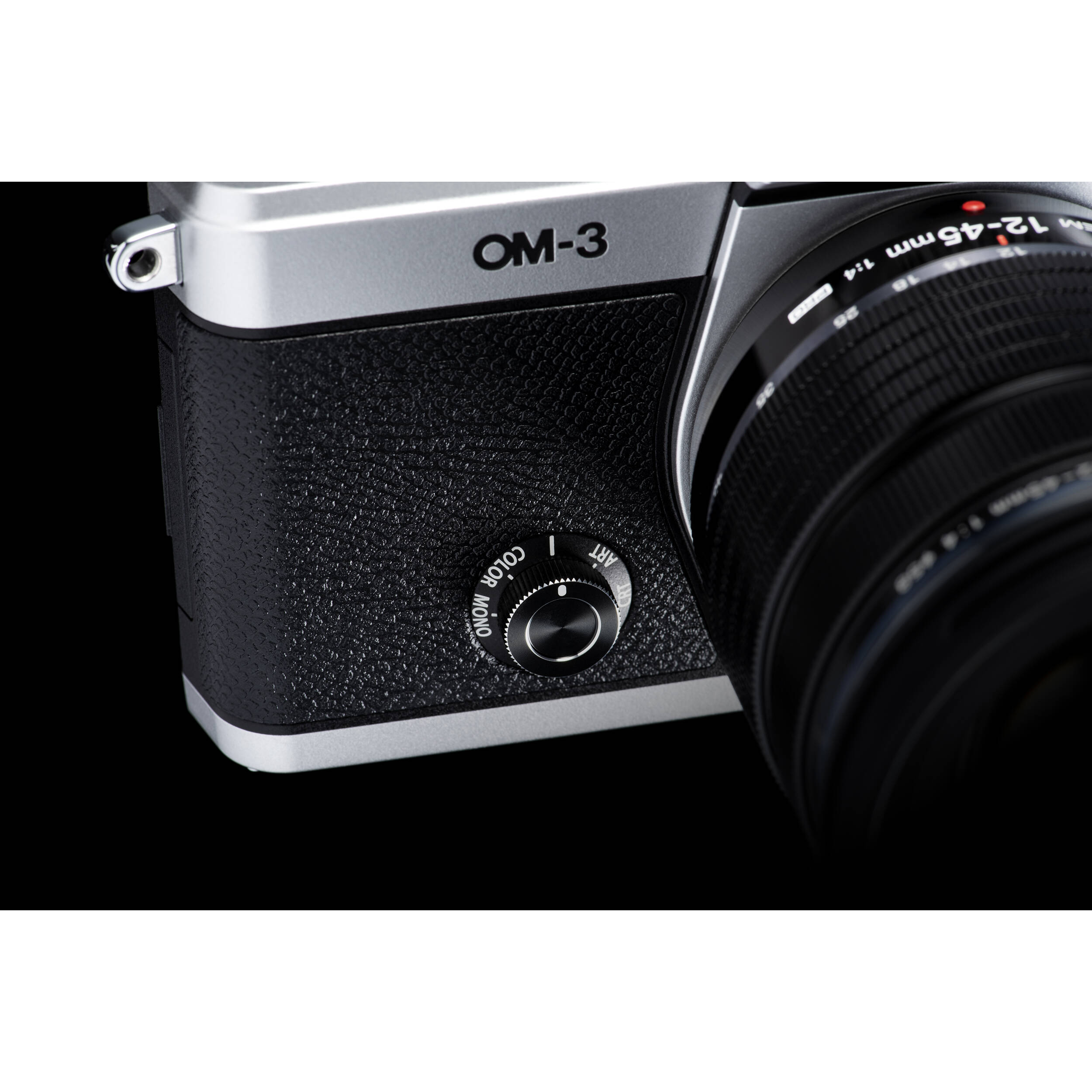 OM System OM-3 with 12-45mm f/4 Pro Lens, 20.4MP sensor, TruePic X, compact weather-sealed zoom, 7.5 stops IBIS, 120fps burst, 4K 60p video