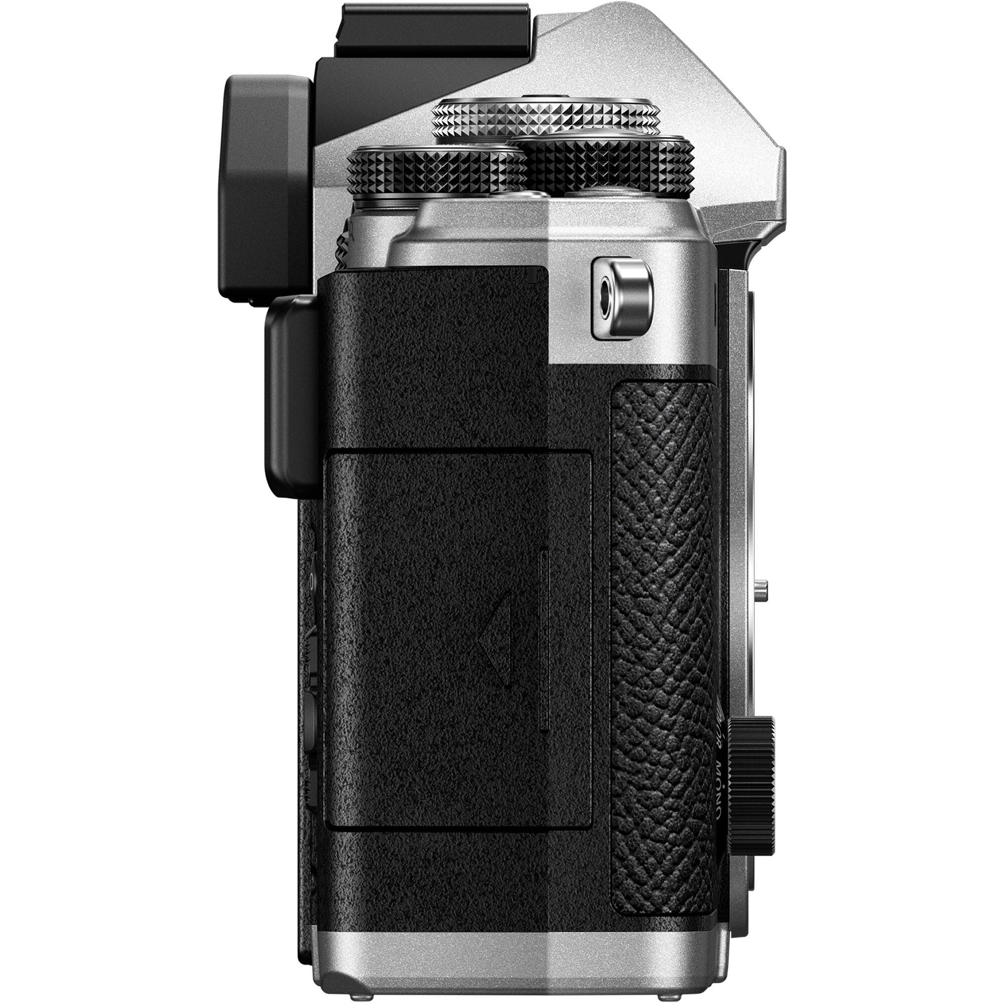 OM System OM-3 mirrorless camera with 20MP stacked BSI Live MOS sensor, TruePic X processor, 1053-point Quad Pixel AF covering 100% frame, up to 50 fps continuous AF burst, 4K 60p video, IP53 weather sealing, and 3-inch vari-angle touchscreen.