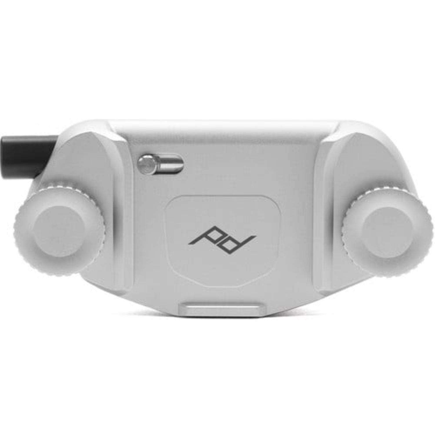 The Peak Design Capture Camera Clip V3 is a convenient way to carry our camera. It is composed of 2 parts, a metal clip that clamps onto any backpack or belt strap and the Arca tripod compatible plate that screws onto the bottom of your camera that provides you with instant access to your camera.