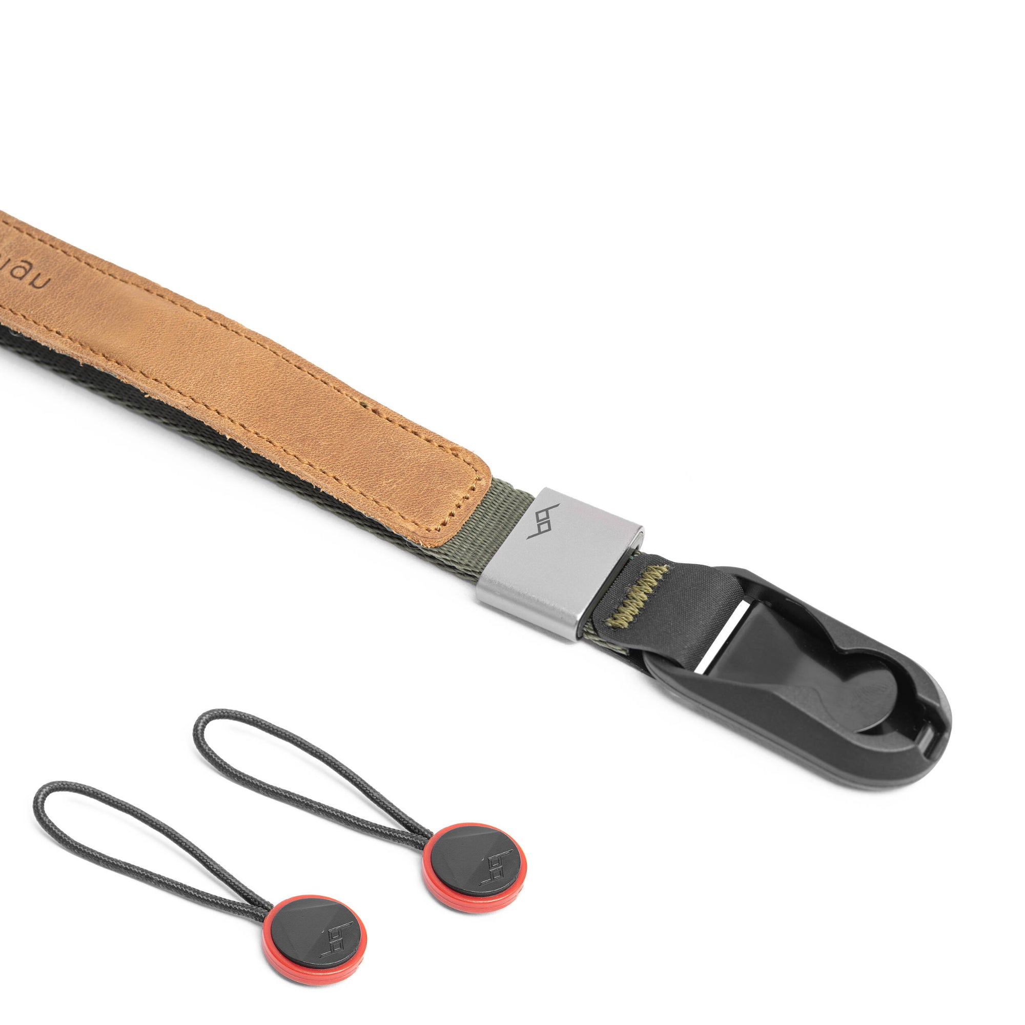 The Peak Design Cuff features a magnetic wrist loop that locks securely, offering a sleek, low-profile way to keep your camera safe from accidental falls.