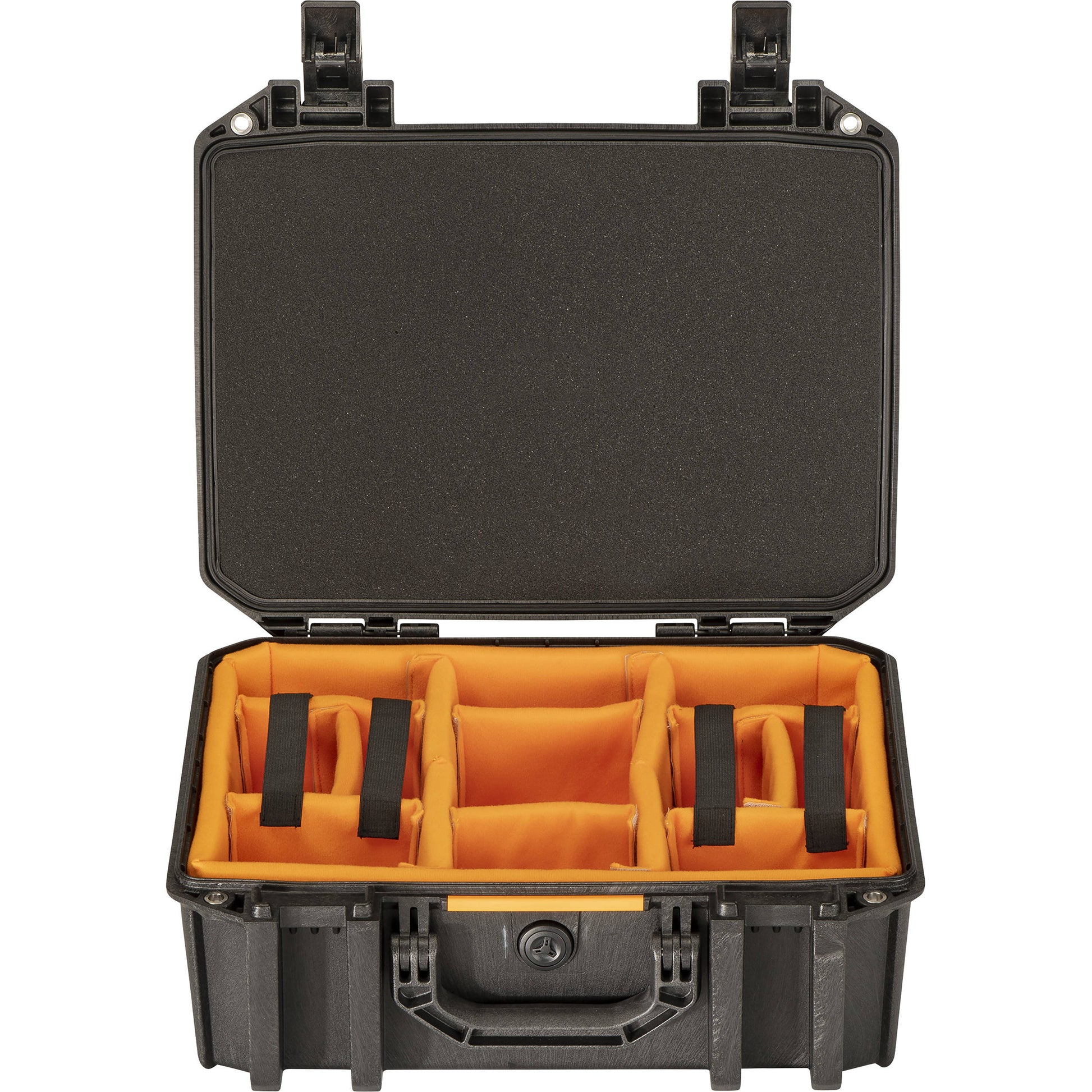 Pelican V300C Vault Equipment Case with padded dividers.