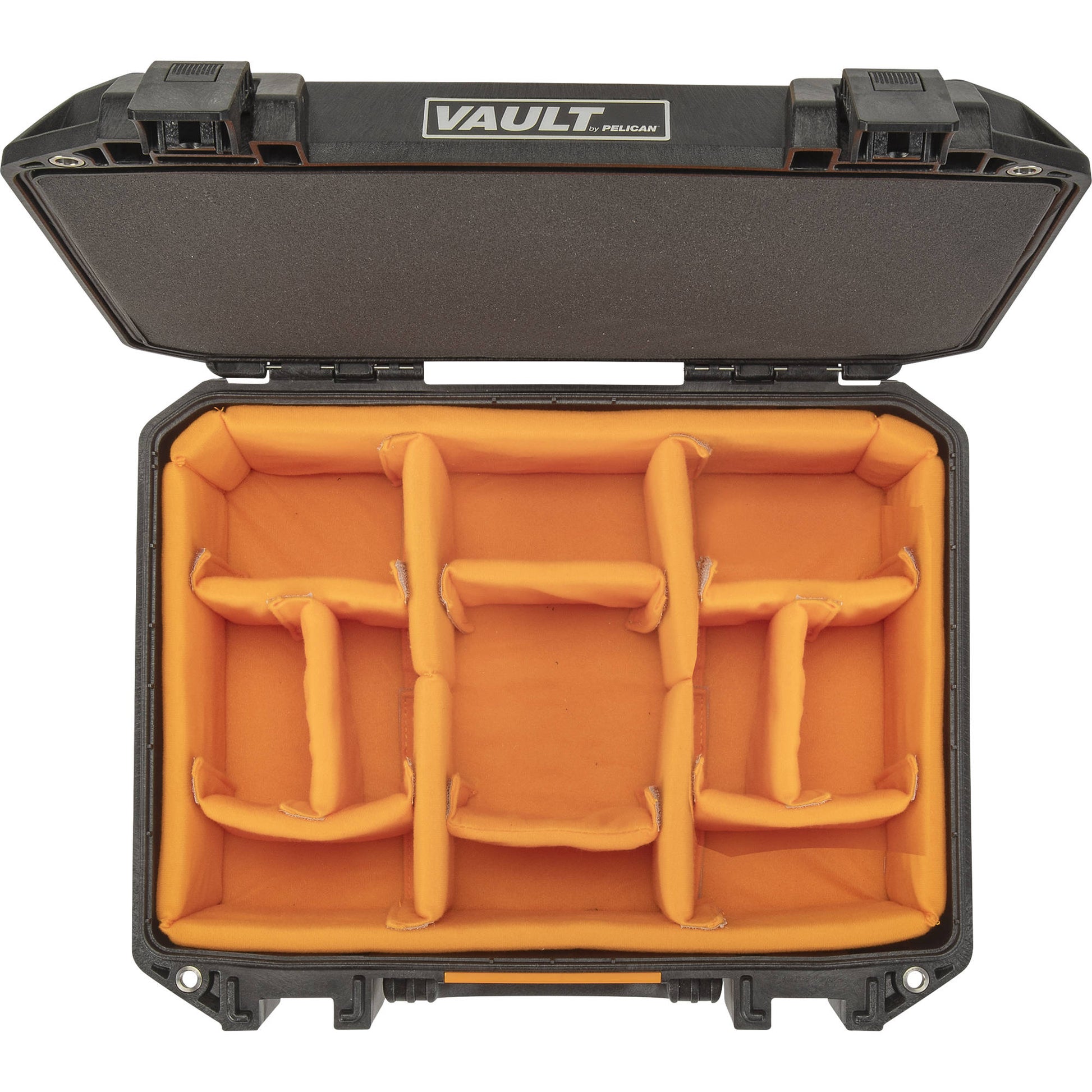 Pelican V300C Vault Equipment Case with padded dividers.