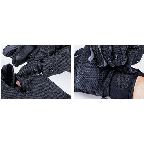 PGYTECH Photography Gloves – insulated, water-resistant gloves designed for cold-weather shooting with touchscreen fingertips and flip-back fingers for camera control.