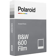 Polaroid B&W 600 Film packaging on a white background