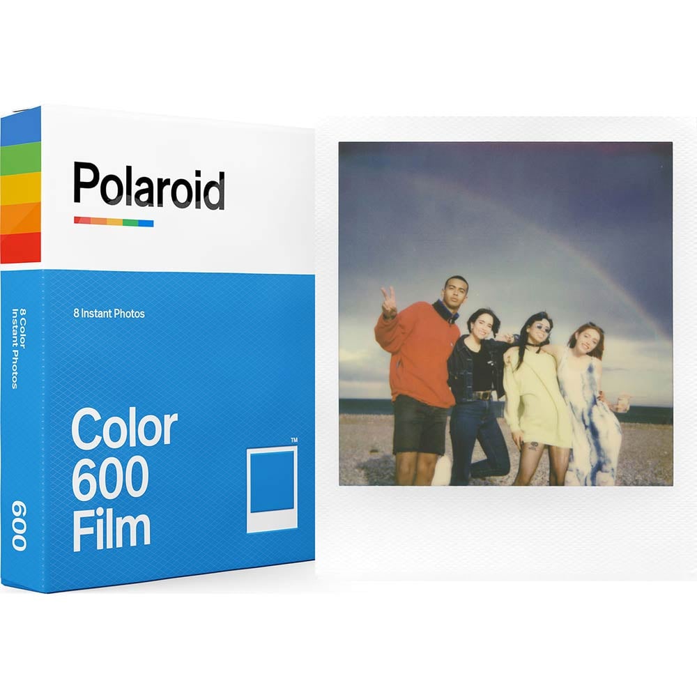 Polaroid Colour 600 Instant Film – pack of 5 instant film cartridges with vibrant color output, compatible with Polaroid 600 and i-Type cameras.