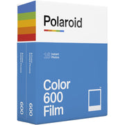 Polaroid Colour 600 Instant Film – double pack of instant film with classic white borders and rich colour tones, compatible with Polaroid 600 and i-Type cameras.