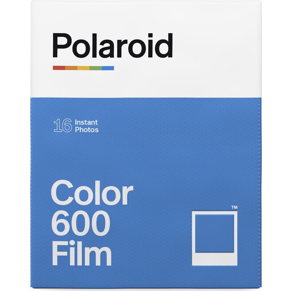 Polaroid Colour 600 Instant Film – double pack of instant film with classic white borders and rich colour tones, compatible with Polaroid 600 and i-Type cameras.