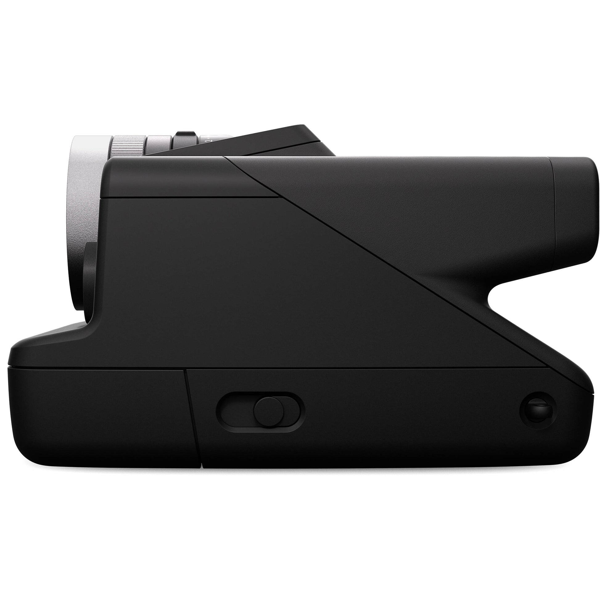 Polaroid I-2 Instant Camera with 98mm f/8 lens, LiDAR autofocus, manual and auto exposure modes, built-in flash, Bluetooth remote control, optical viewfinder with LCD info display, rechargeable battery, and robust aluminum alloy body.