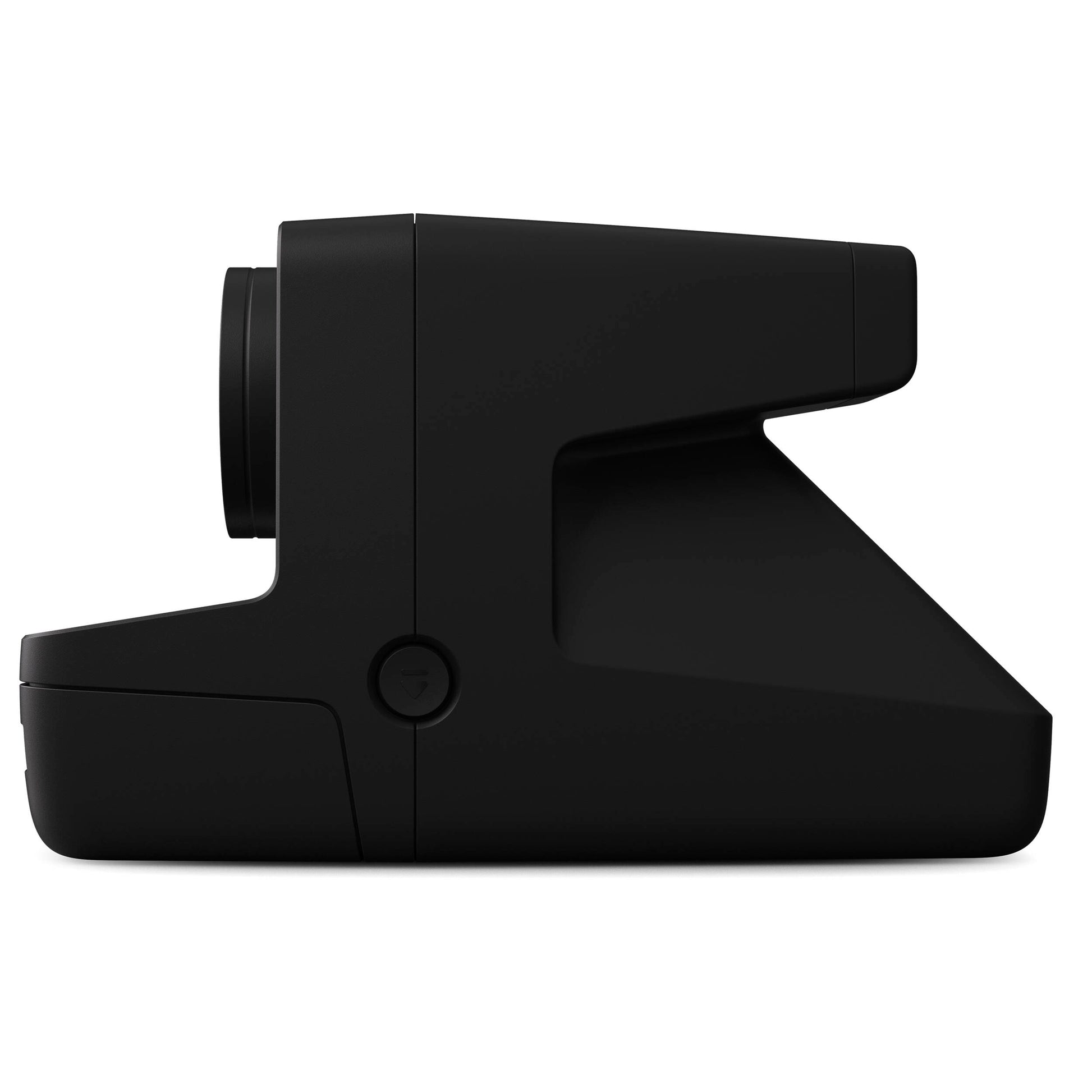 Polaroid Now Generation 2 Starter Set in black featuring classic design with 2-lens autofocus, self-timer and double exposure modes, built-in flash, rechargeable battery, made with 40% recycled materials, includes USB-C charging cable, wrist strap, and two packs of Polaroid i-Type instant film.